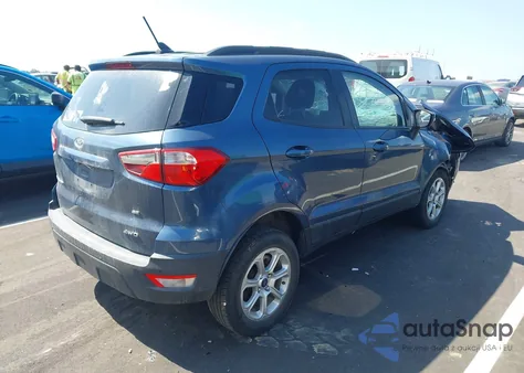2021 Ford Ecosport Se z USA, uszkodzony, nr VIN MAJ6S3GL7MC425358